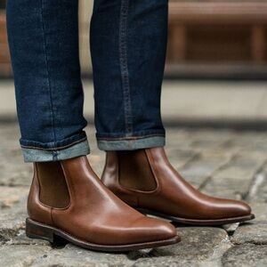 Thursday Boot Co. Cavalier Chelsea Boot Hickory Brown 9.5 M